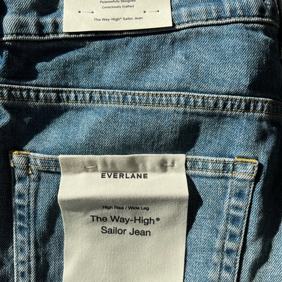 Everlane The Way-High Sailor Jean - size 30, long - Picture 4 of 6